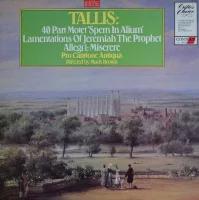 Tallis: 40 Part Motet 'Spem In Alium', Lamentations Of Jeremiah The Prophet, Allegri: Miserere