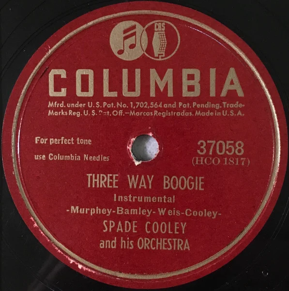 Three Way Boogie / Crazy 'Cause I Love You