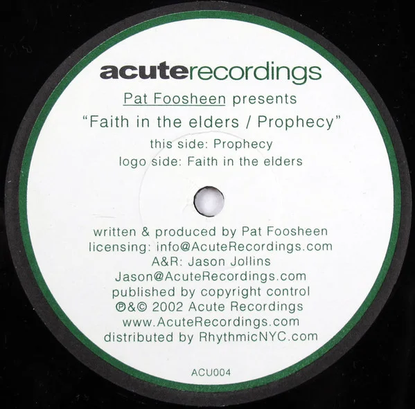 Faith In The Elders / Prophecy