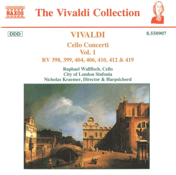 Cello Concerti Vol. 1 - RV 398, 399, 404, 406, 410, 412 & 419
