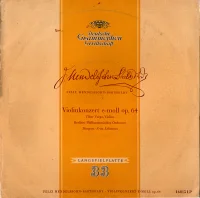 Konzert Für Violine Und Orchester E-moll Op. 64