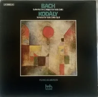 Bach: Suite No. 3 In C Major For Solo Cello - Kodály: Sonata For Solo Cello Op. 8