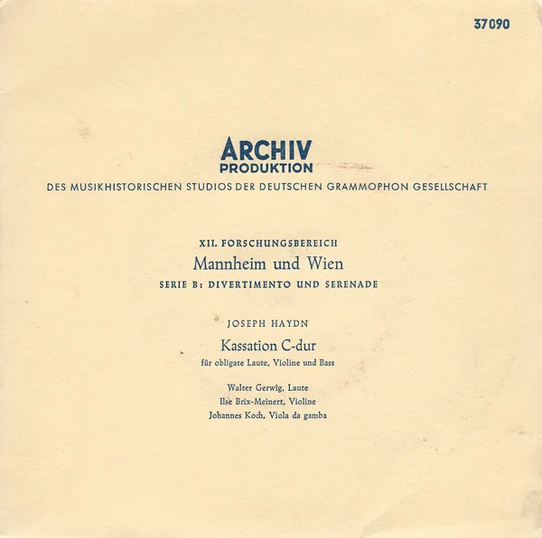 Kassation C-dur