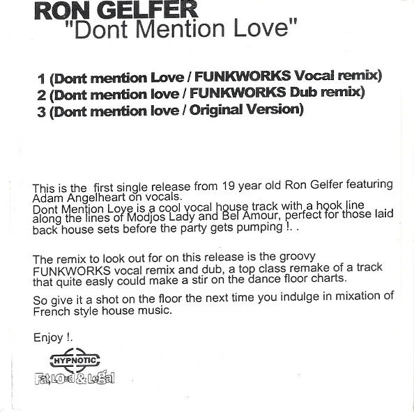 Don't Mention Love