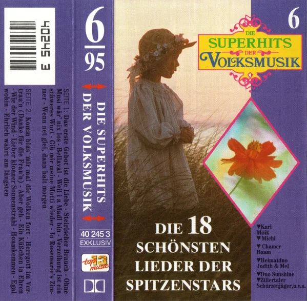 Die Superhits Der Volksmusik 6/95 (Die 18 Schönsten Lieder Der Spitzenstars)