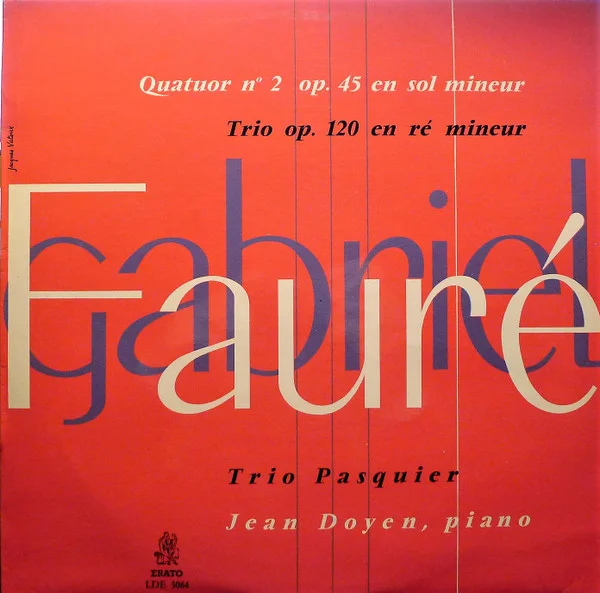 Quatuor N° 2 Op. 45 En Sol Mineur / Trio Op. 120 En Ré Mineur