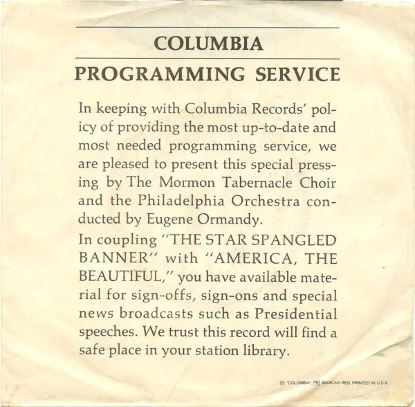 The Star-Spangled Banner / America, The Beautiful