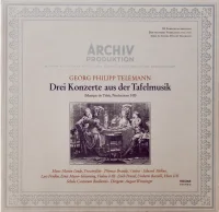 Drei Konzerte Aus Der Tafelmusik