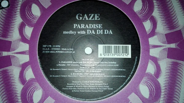 Paradise Medley With Da Di Da