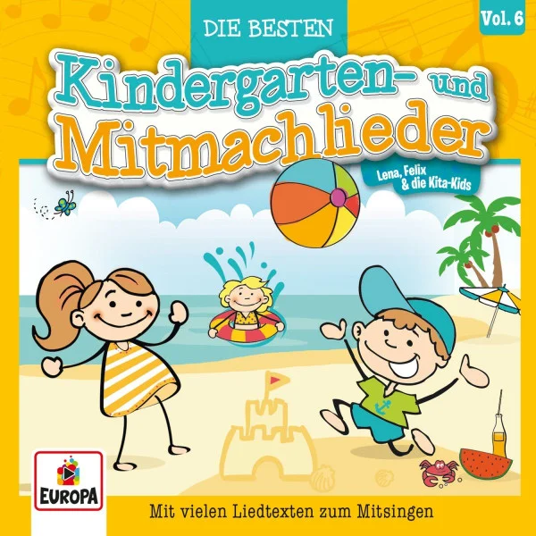 Die Besten Kindergarten- Und Mitmachlieder Vol. 6