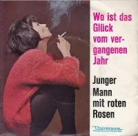 Wo Ist Das Glück Vom Vergangenen Jahr / Junger Mann Mit Roten Rosen