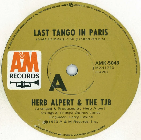 Last Tango In Paris / The Nicest Things Happen