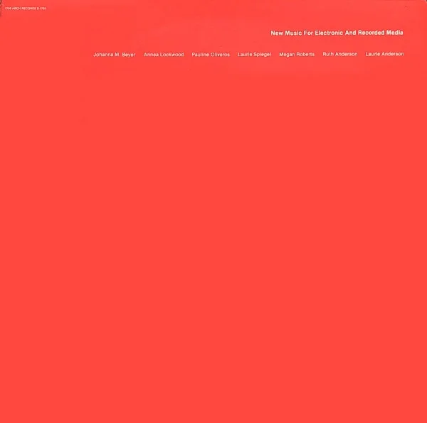 New Music For Electronic And Recorded Media
