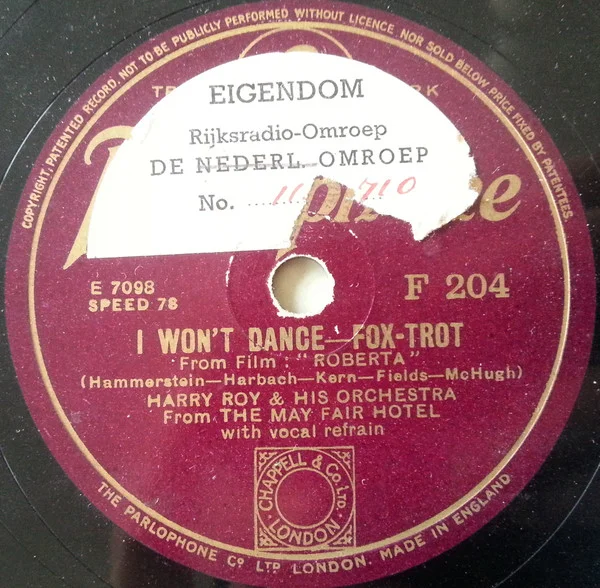 I Won't Dance / Lovely To Look At