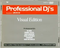 Professional DJ's Summer 2003 - Visual Edition