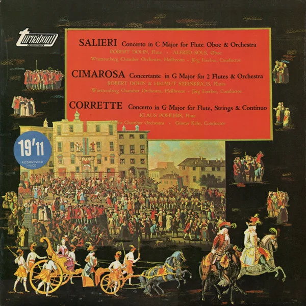 Concerto In C Major For Flute, Oboe & Orchestra / Concertante In G Major For 2 Flutes & Orchestra / Concerto In G Major For Flute, Strings & Continuo