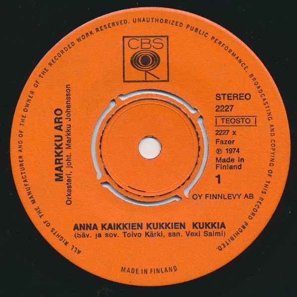 Anna Kaikkien Kukkien Kukkia / Rokkia, Rokkia Vaan