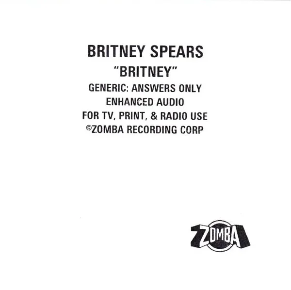 "Britney" Generic: Answers Only