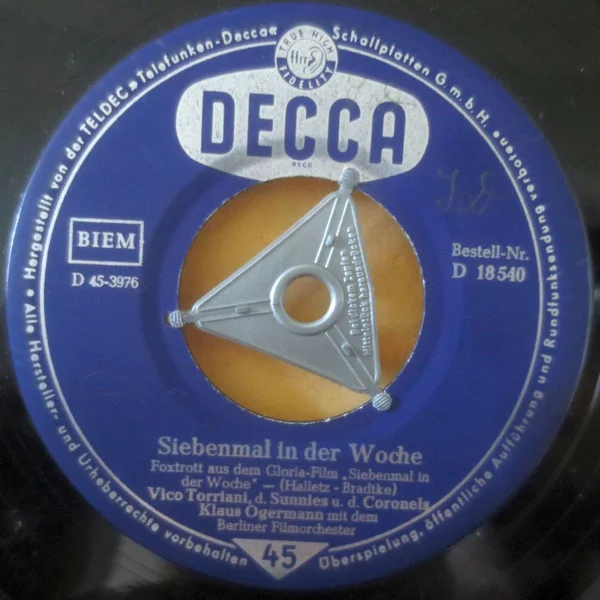Siebenmal In Der Woche / Muchacha
