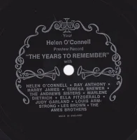 Your Helen O'Connell Preview Record "The Years To Remember"