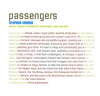 Passengers