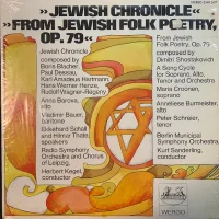 Jewish Chronicle / From Jewish Folk Poetry Op. 79