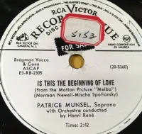 Is This The Beginning Of Love / The Melba Waltz