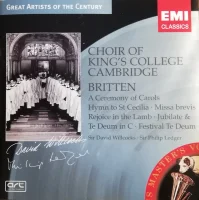 A Ceremony Of Carols • Hymn To St Cecilia • Missa Brevis • Rejoice In The Lamb • Jubilate & Te Deum In C • Festival Te Deum