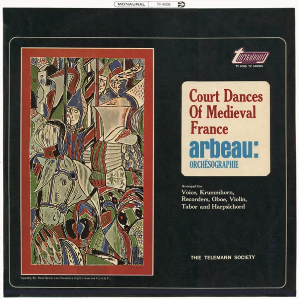 Court Dances Of Medieval France, Arbeau: Orchésographie