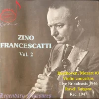 Volume 2: Violin Concertos Live Broadcasts 1946 / Tzigane 1947