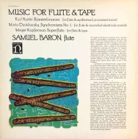 Music For Flute & Tape