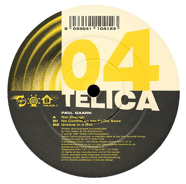 Not Enough / No Control On The Funky Bass / Groove In A Box