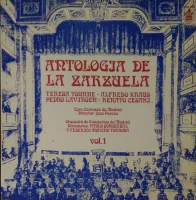 Antología De La Zarzuela, Vol. 1