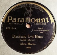 Black And Evil Blues / Broadway Street Woman Blues