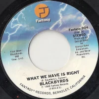 What We Have Is Right