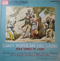 Canti Popolari Del Lazio / Folk Songs Of Lazio