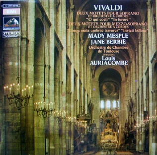 Deux Mottets Pour Soprano Et Orchestre A Cordes - Deux Mottets Pour Mezzo-soprano Et Orchestre A Cordes