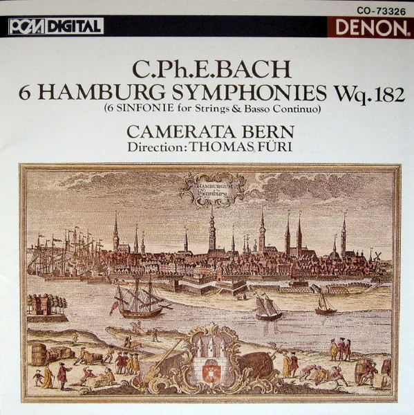 6 Hamburg Symphonies Wq.182
