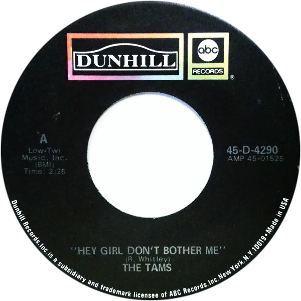 Hey Girl Don't Bother Me