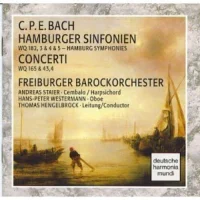 Hamburger Sinfonien WQ 182, 3 & 4 & 5 - Concerti WQ 165 & 43,4