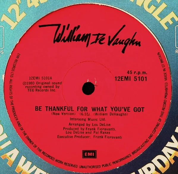 Be Thankful For What You've Got (New Version)