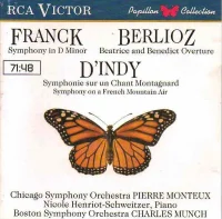 Symphony In D Minor / Beatrice And Benedict Overture / Symphonie Sur Un Chant Montagnard = Symphony On A French Mountain Air
