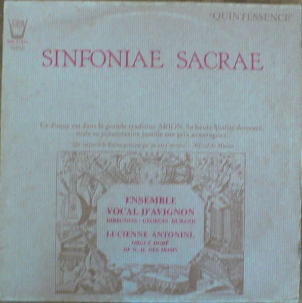 Sinfoniae Sacrae