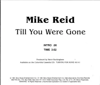 Till You Were Gone