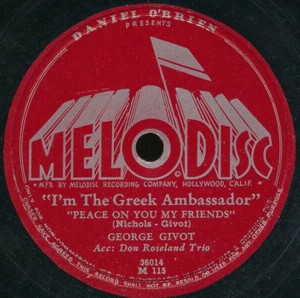 I'm The Greek Ambassador / Mark Antony & Cleopatrapuss