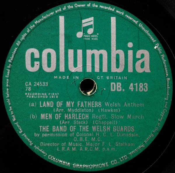 Land Of My Fathers / Men Of Harlech / David Of The White Rock / Rising Of The Lark