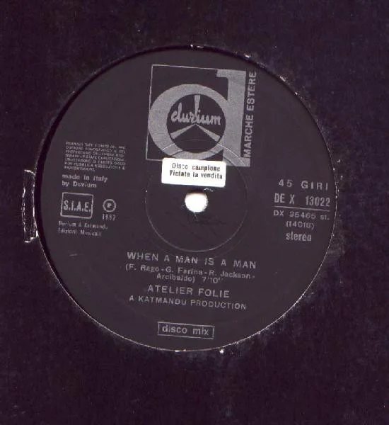 When A Man Is A Man