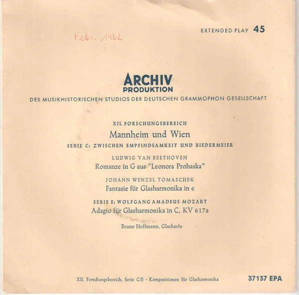 Kompositionen Für Glasharmonika
