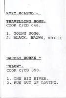 Rory McLeod & Barely Works Sampler