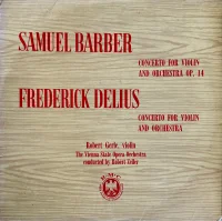Concerto For Violin And Orchestra Op. 14 / Concerto For Violin And Orchestra